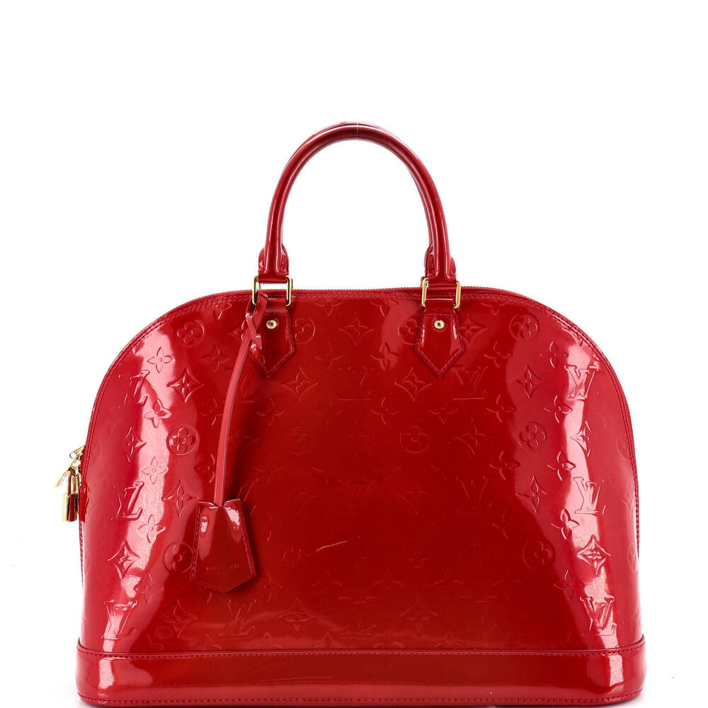 Louis Vuitton GM Alma Handbag Monogram Vernis